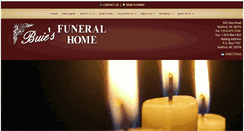 Desktop Screenshot of buiesfuneralhome.com